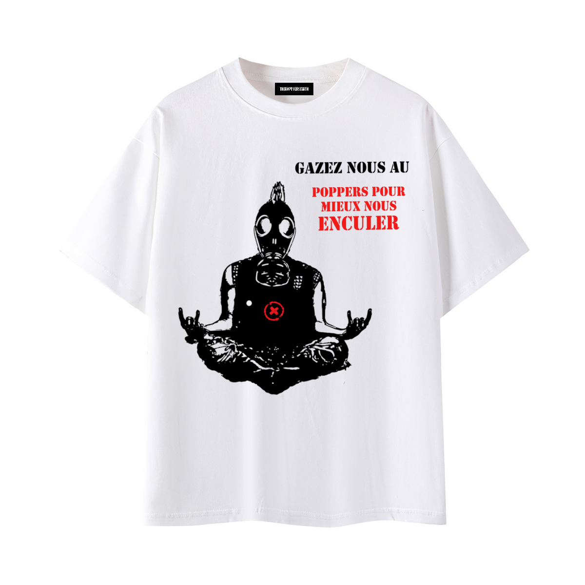 T-SHIRT OVERSIZE « GAZEZ-NOUS » – LE JUSTICIER