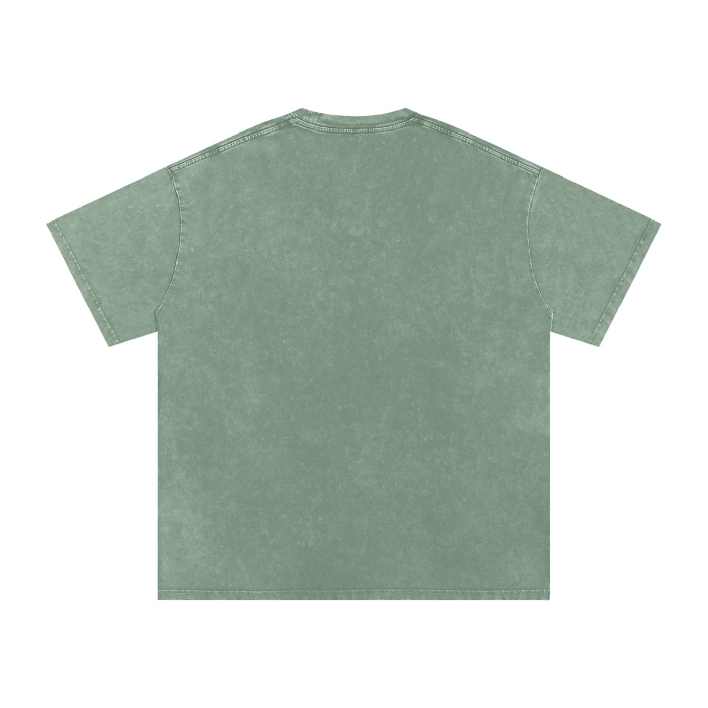 T-SHIRT OVERSIZED COTON SNOW WASHED — UNISEXE