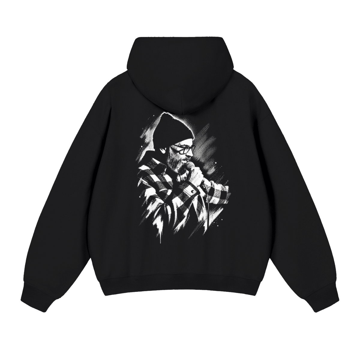 HOODIE OVERSIZE « PIERRE METZGER » – COTON MÉLANGÉ 430 G/M² | CENSURE