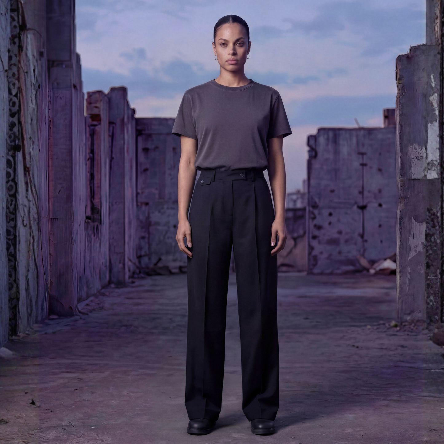 PANTALON UNISEXE DROIT TAILLE AJUSTABLE