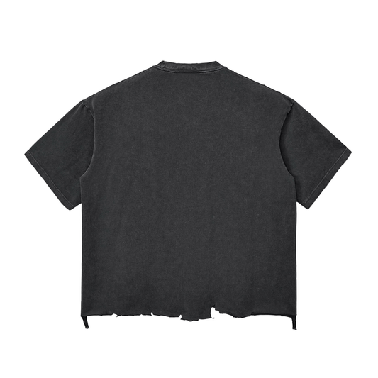 T-SHIRT SNOW WASH BOXY OVERSIZE UNISEXE
