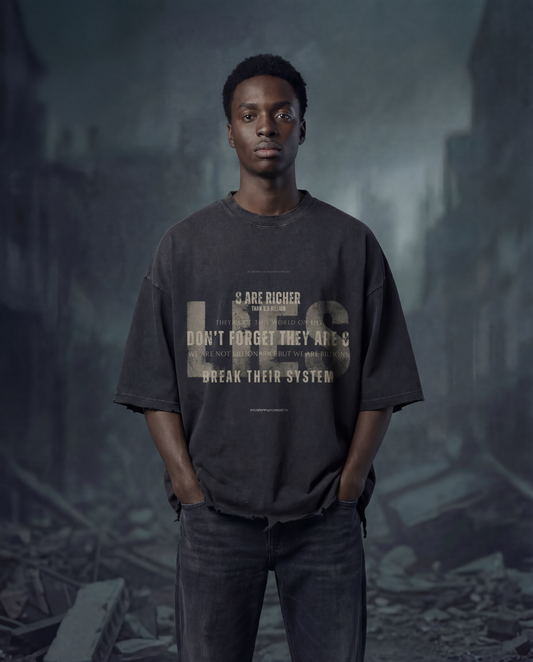 SNOW WASH BOXY OVERSIZE T-SHIRT