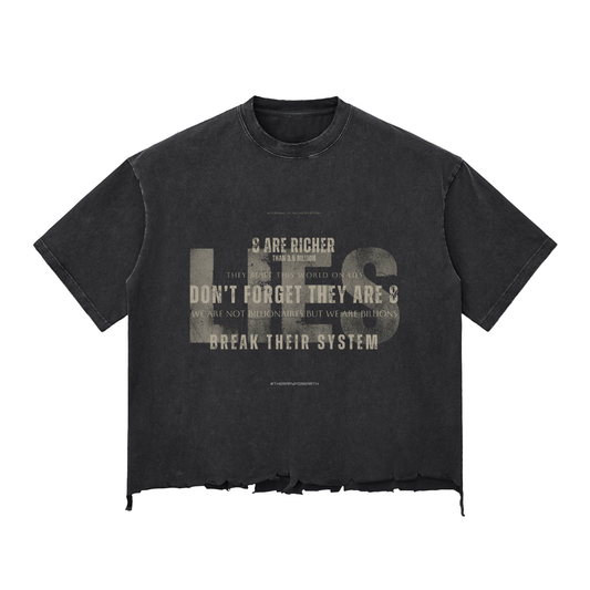 T-SHIRT SNOW WASH BOXY OVERSIZE T-SHIRT