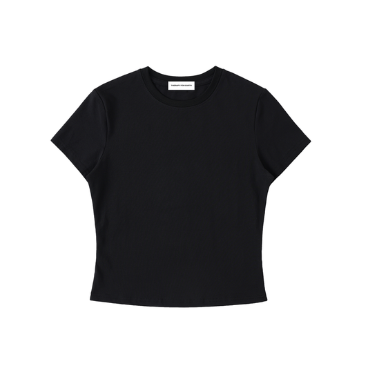 T-SHIRT FEMME BODYCON COTON STRETCH 210G/M²