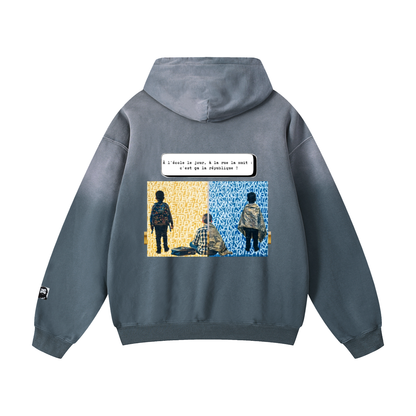HOODIE OVERSIZED 400G COTON PREMIUM UNSEXE
