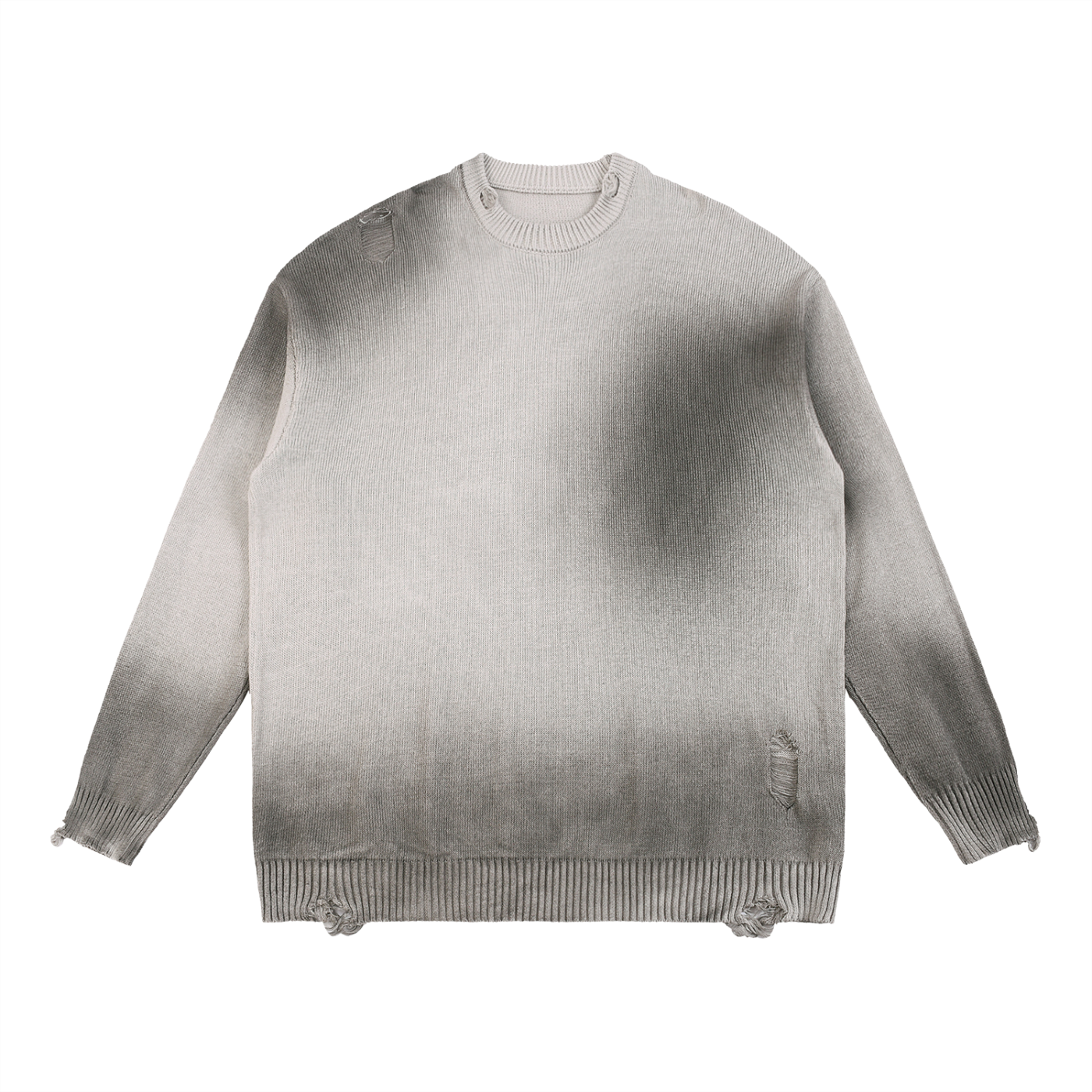 PULL OVERSIZED COTON DECHIRE VINTAGE 425G – UNISEXE