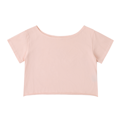 T-SHIRT FEMME ÉPAULES DÉNUDÉES COTON 190G/M²