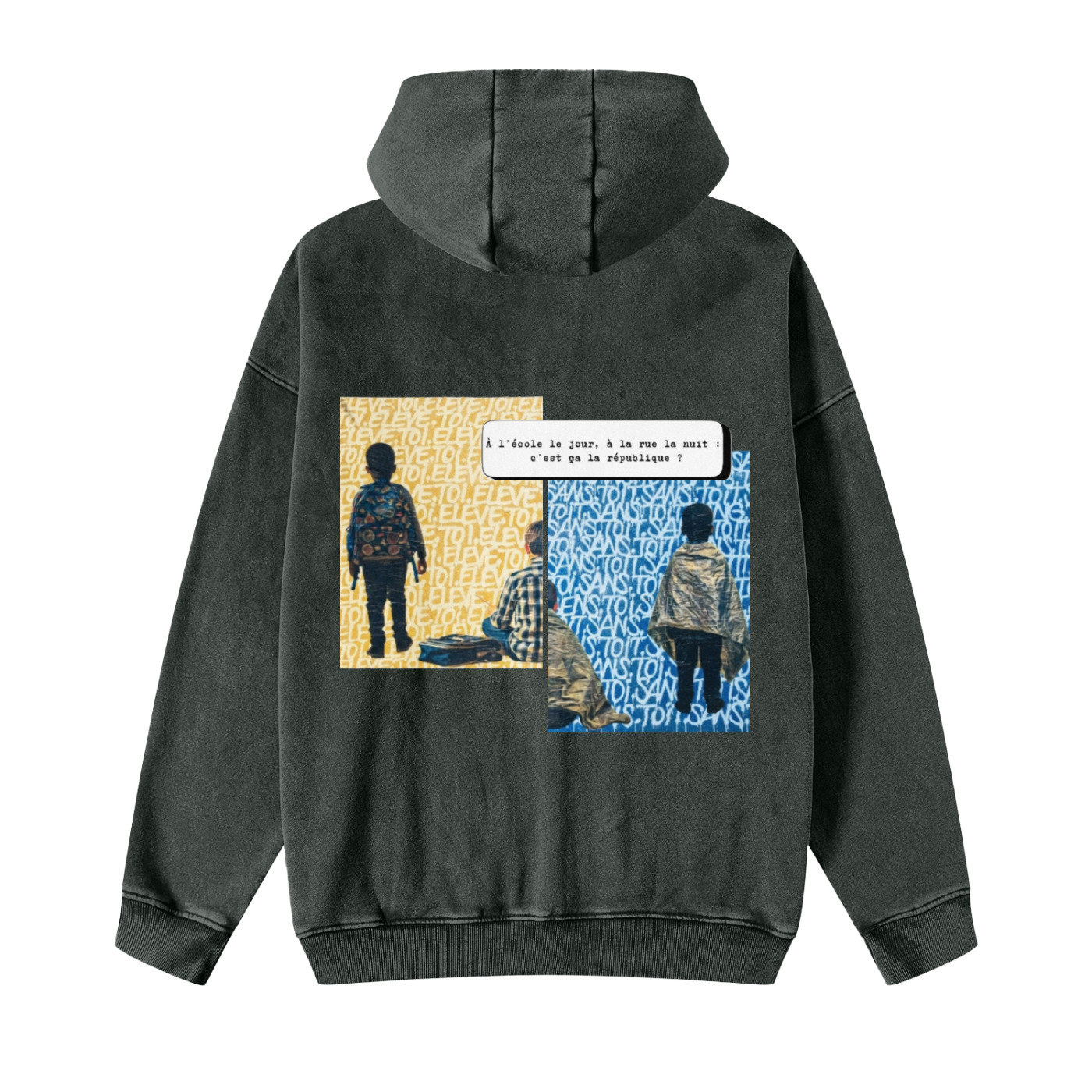 HOODIE ZIPPÉ SNOW WASH UNISEXE