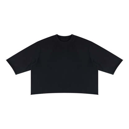 T-SHIRT MINERAL WASH RAW HEM BOXY UNISEXE – LES BASICS