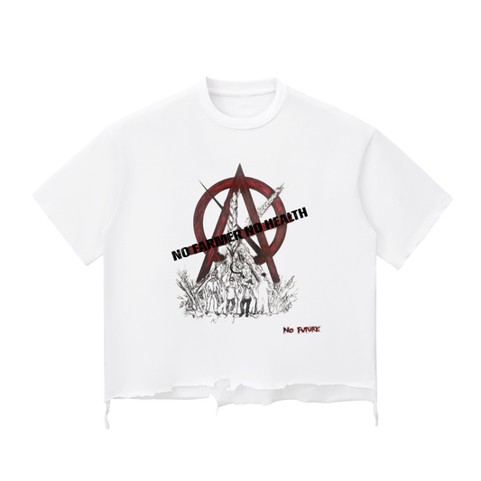 T-SHIRT OVERSIZED SOUTIEN AUX AGRICULTEURS 340 G/M² DE PUR COTON