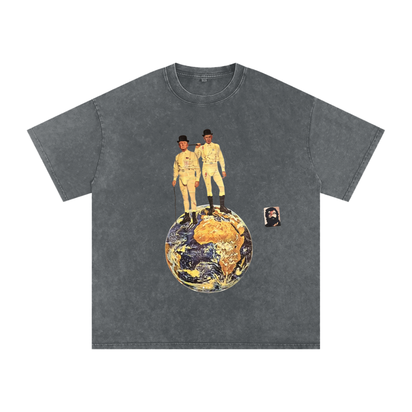 T-SHIRT OVERSIZE SNOW WASHED UNISEXE