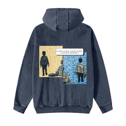 HOODIE ZIPPÉ SNOW WASH UNISEXE