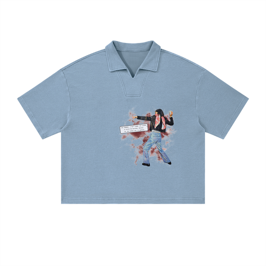 POLO WAFFLE VINTAGE BOXY UNISEXE – LES PAVÉS