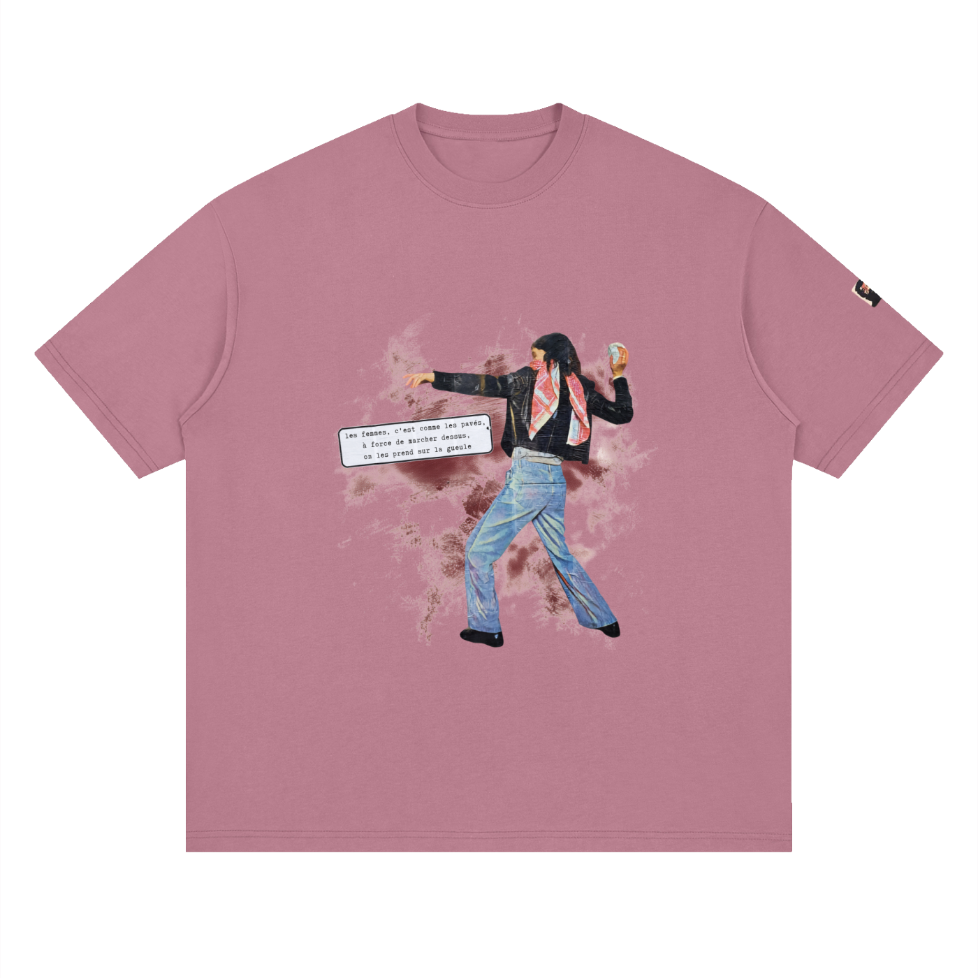 T-SHIRT STREETWEAR LOOSE UNISEXE – LES PAVÉS