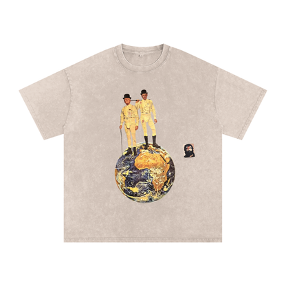 T-SHIRT OVERSIZE SNOW WASHED UNISEXE