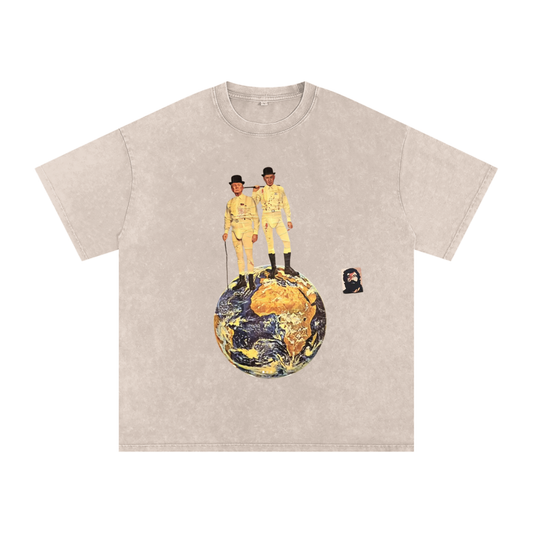 T-SHIRT OVERSIZE SNOW WASHED UNISEXE