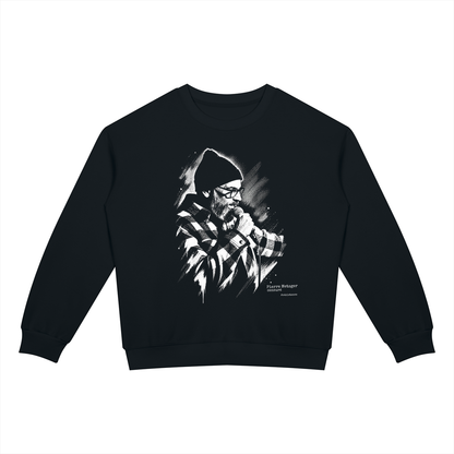 SWEAT OVERSIZE UNISEXE « PIERRE METZGER » – COTON MÉLANGÉ 350 G/M² | CENSURE