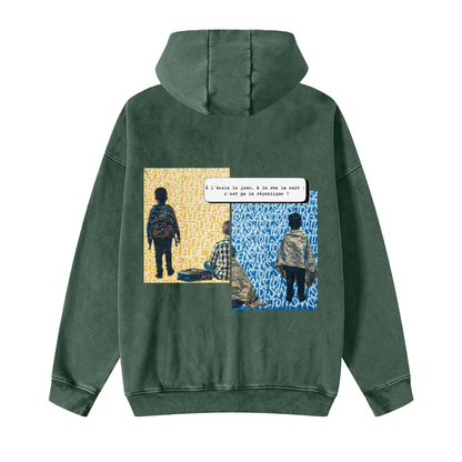HOODIE ZIPPÉ SNOW WASH UNISEXE