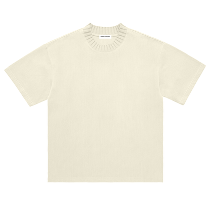 T-SHIRT COL TRICOT UNISEXE – LES BASICS