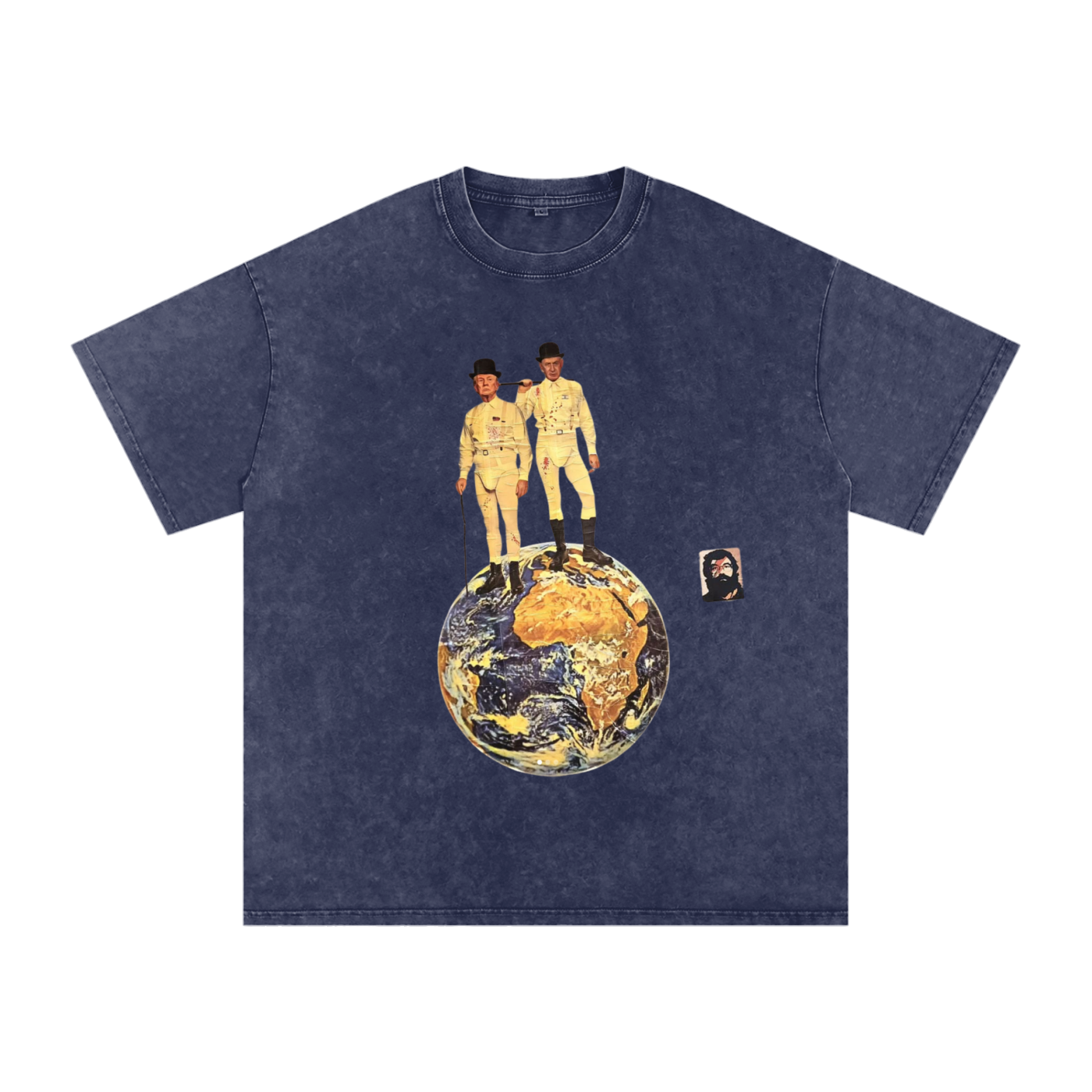 T-SHIRT OVERSIZE SNOW WASHED UNISEXE