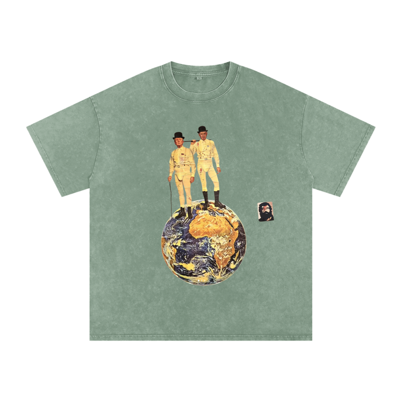 T-SHIRT OVERSIZE SNOW WASHED UNISEXE