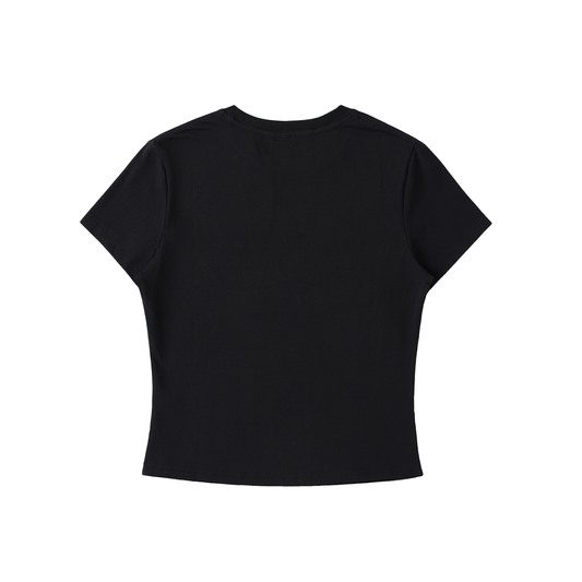 T-SHIRT FEMME BODYCON COTON STRETCH 210G/M²