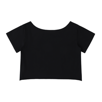 T-SHIRT FEMME ÉPAULES DÉNUDÉES COTON 190G/M²