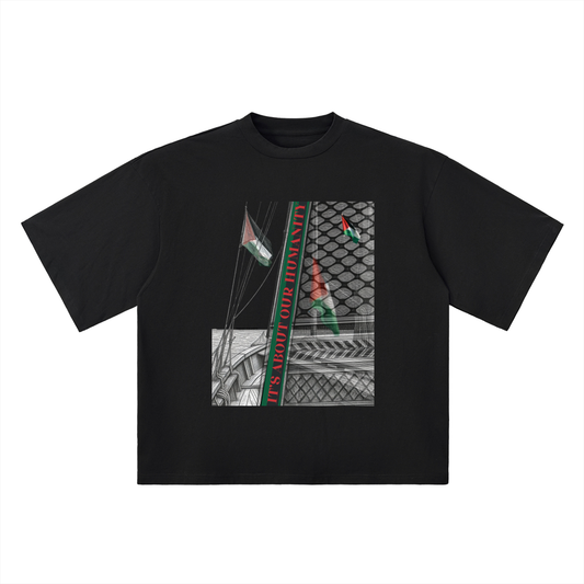 T-SHIRT OVERSIZE À ÉPAULES TOMBANTES UNISEXE