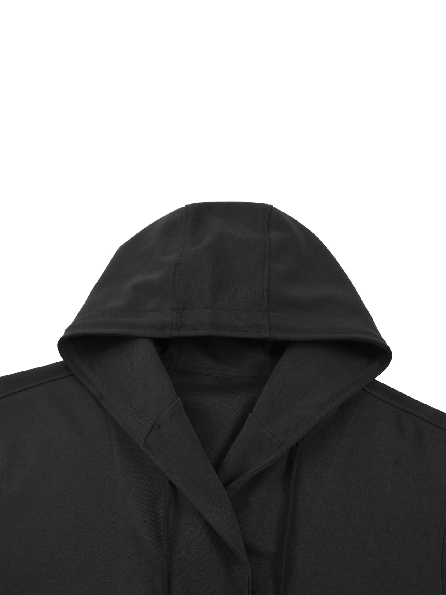 BOXY BUTTON PLACKET HOODIE – OVERSIZE UNISEX