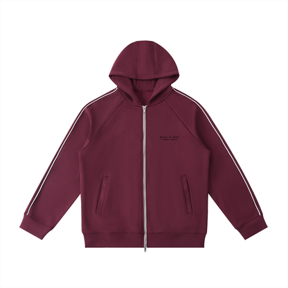 HOODIE ZIPPÉ RAGLAN UNISEXE 400G THERAPY FOR EARTH