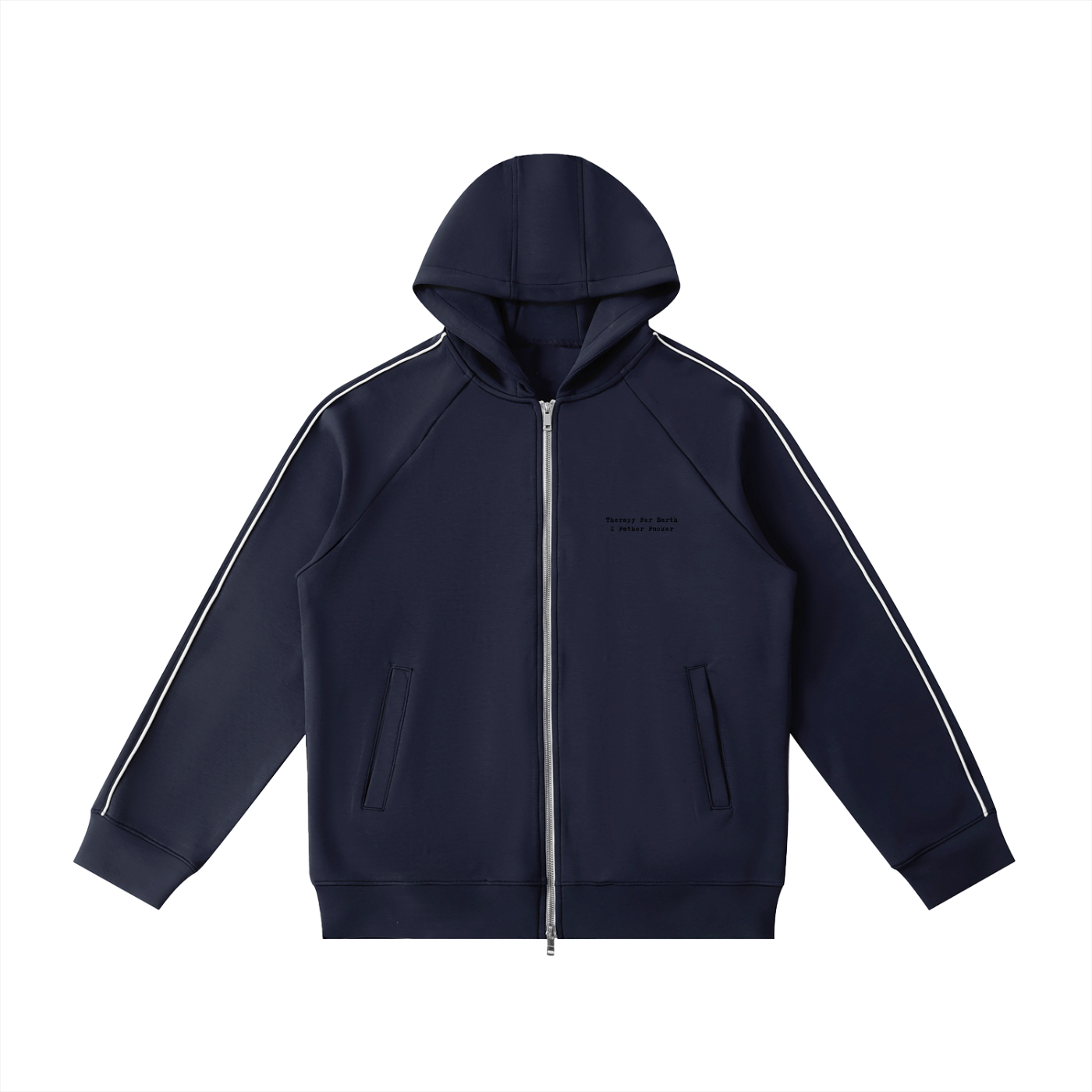 HOODIE ZIPPÉ RAGLAN UNISEXE 400G THERAPY FOR EARTH 1