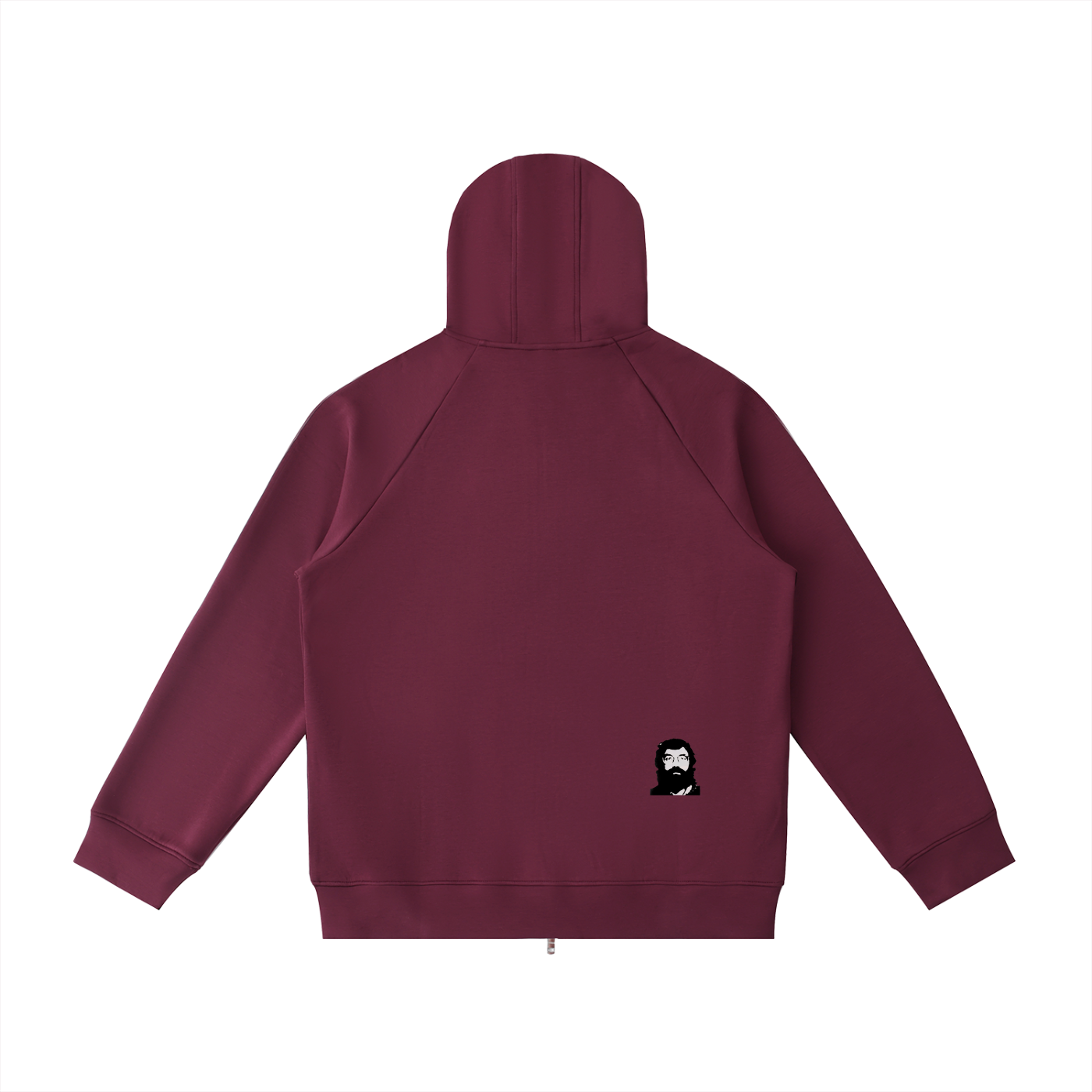 HOODIE ZIPPÉ RAGLAN UNISEXE 400G — TISSU ÉPAIS PREMIUM