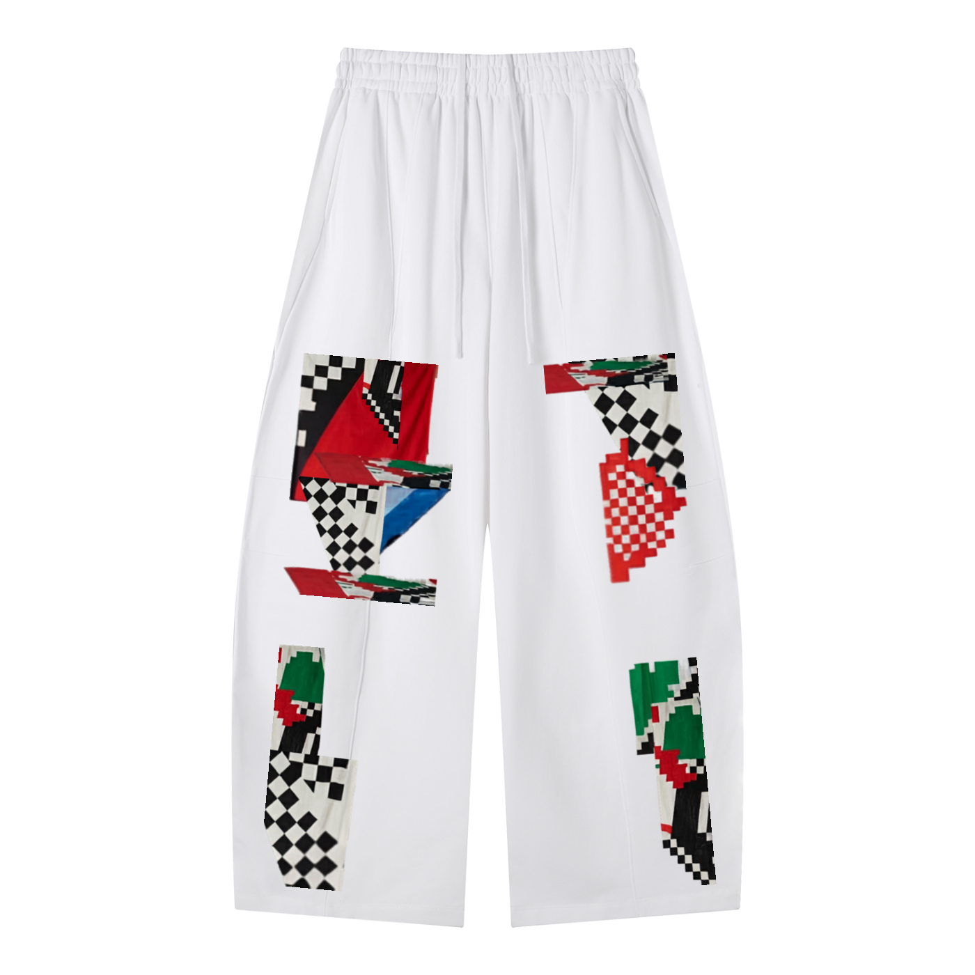 PANTALON WIDE LEG ÉPAIS UNISEXE couleur palestine 