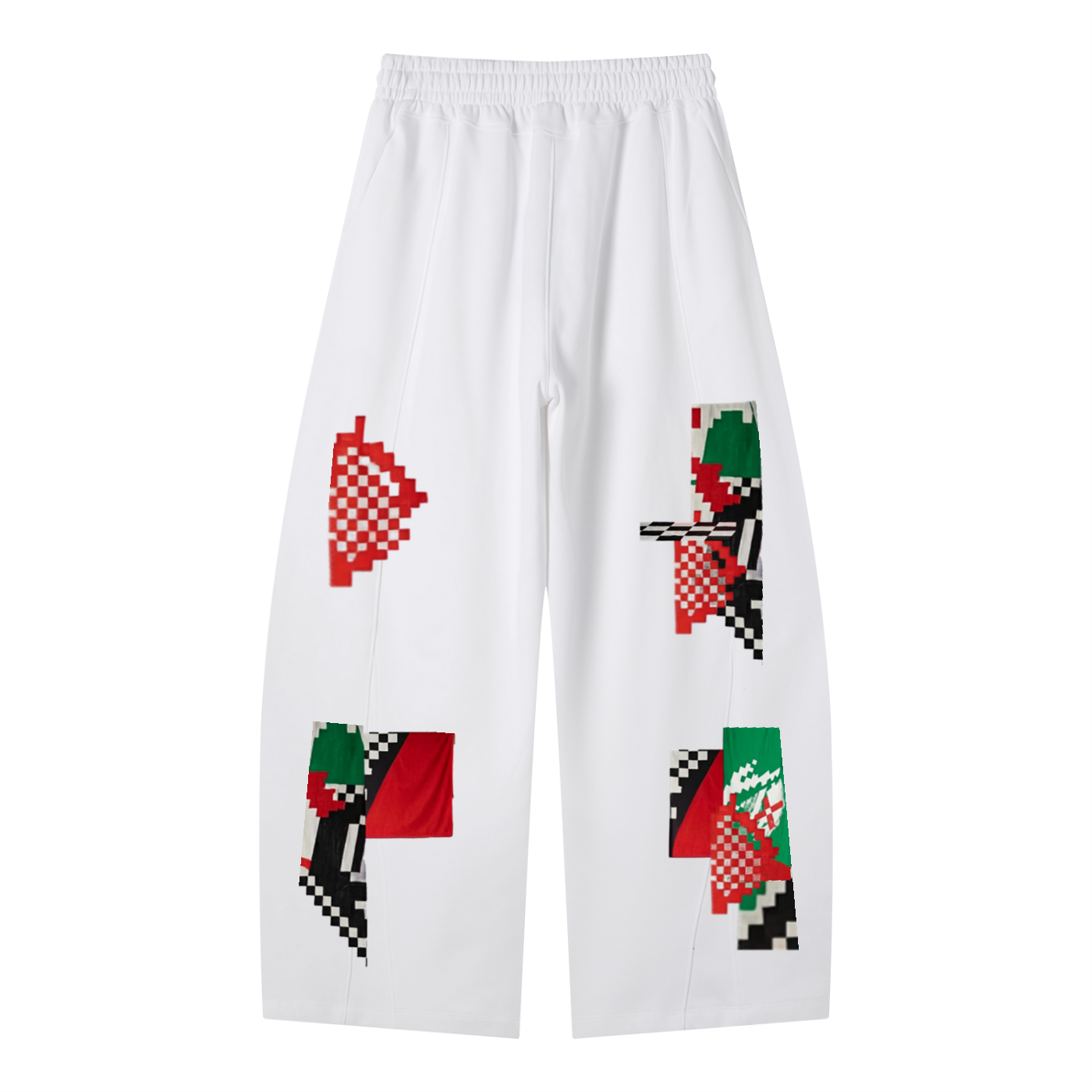 PANTALON WIDE LEG ÉPAIS UNISEXE dos palestine 