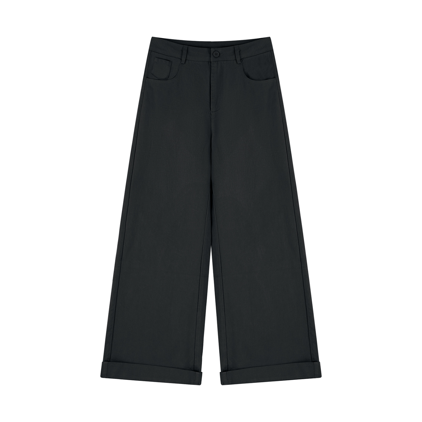 Pantalon large femme en Tencel, coton, fibres de bambou et lin de la collection Les Basics par Therapy For Earth. Face