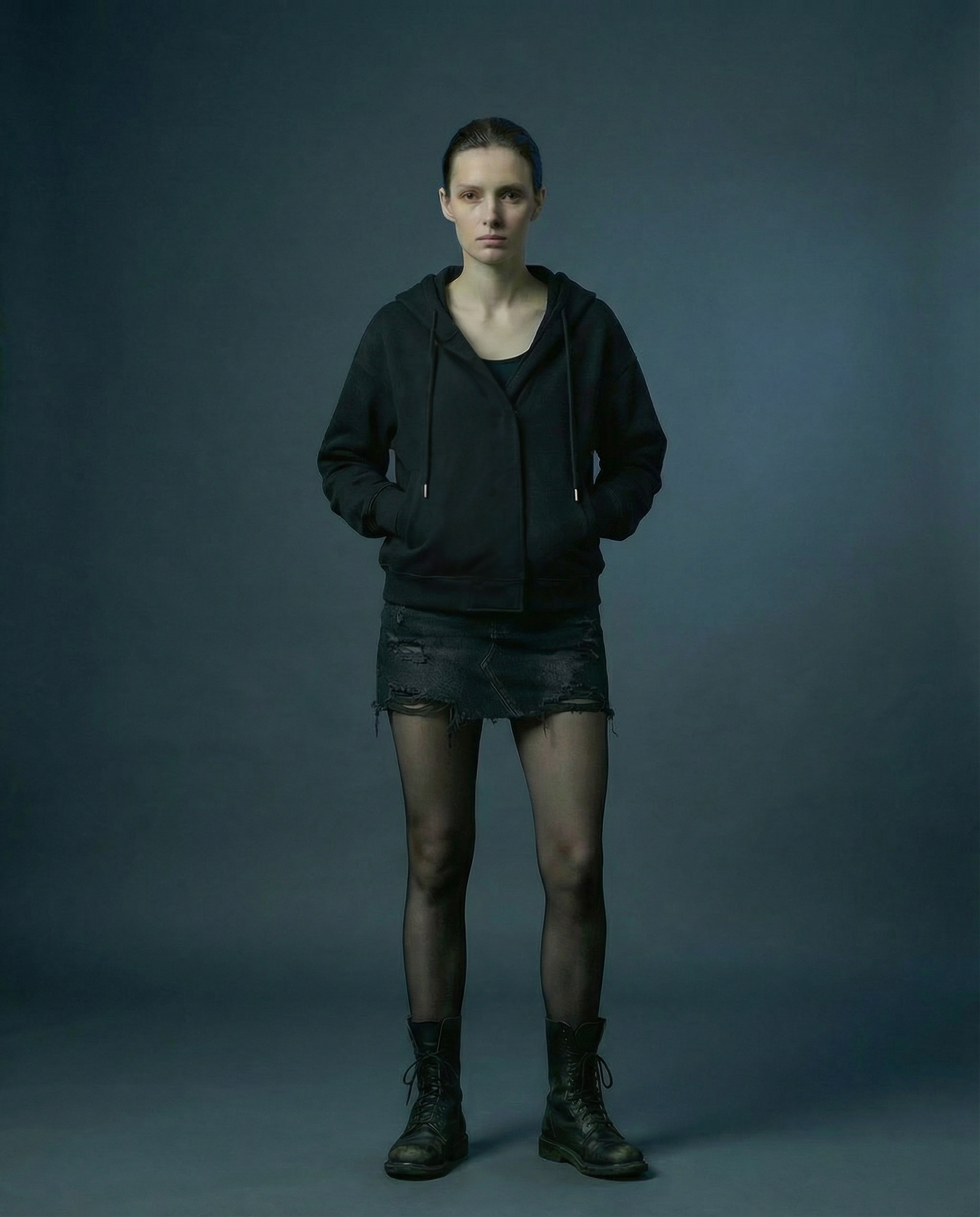 BOXY BUTTON PLACKET HOODIE – OVERSIZE UNISEX