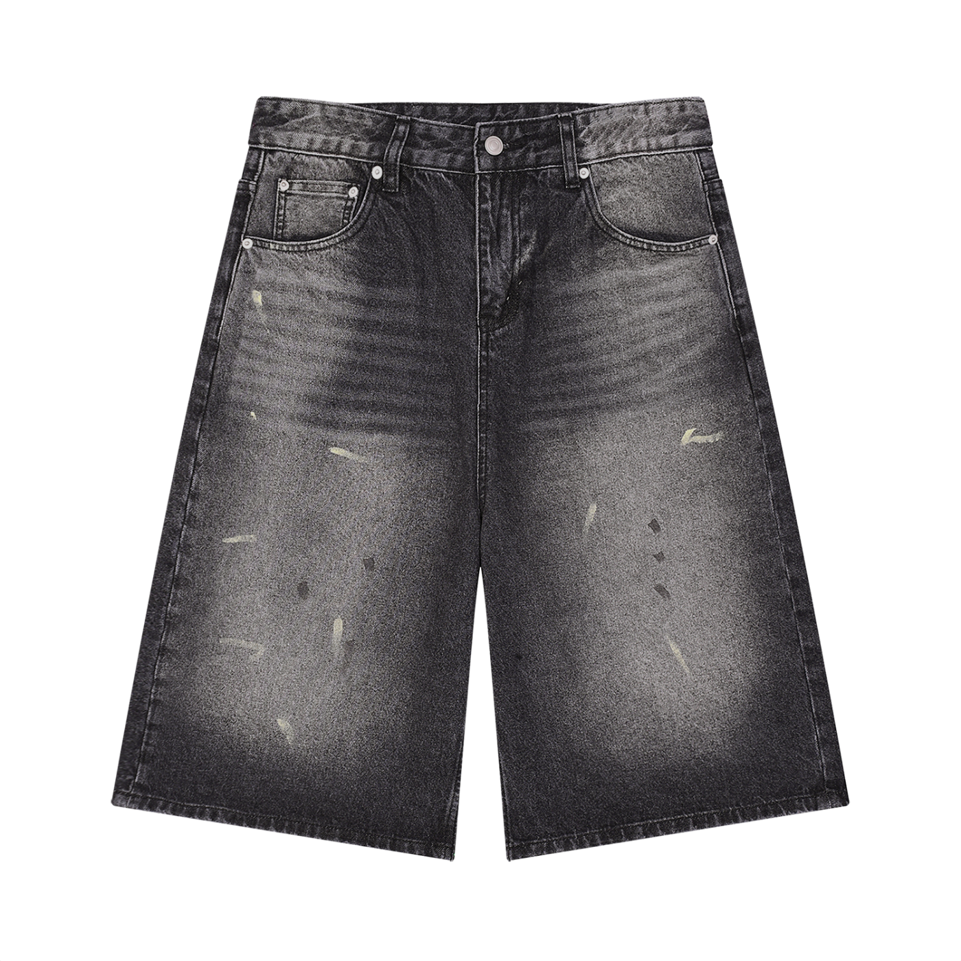 Short en denim Wide Leg Vintage homme de la collection Les Basics en coton premium, style intemporel par Therapy For Earth.