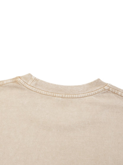 T-SHIRT BOXY OVERSIZE UNISEXE 275G 100% COTON — MINERAL WASH 11