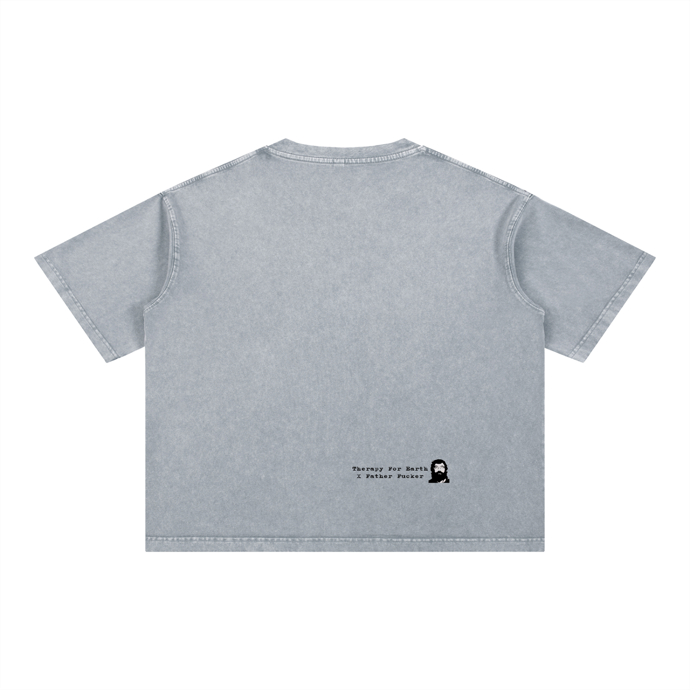 T-SHIRT BOXY OVERSIZE UNISEXE 275G 100% COTON — MINERAL WASH 3