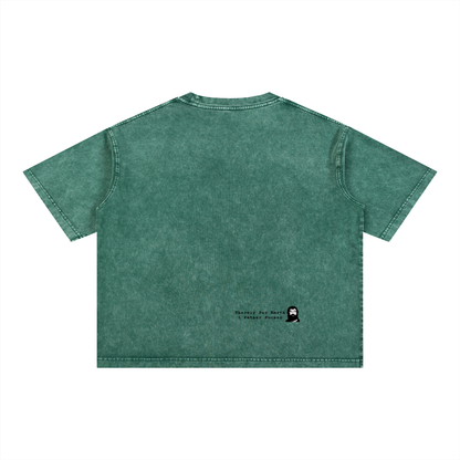 T-SHIRT BOXY OVERSIZE UNISEXE 275G 100% COTON — MINERAL WASH 7