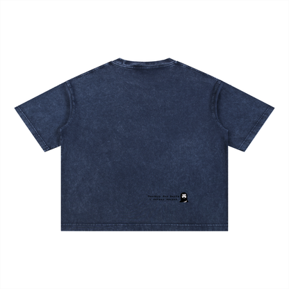 T-SHIRT BOXY OVERSIZE UNISEXE 275G 100% COTON — MINERAL WASH 8