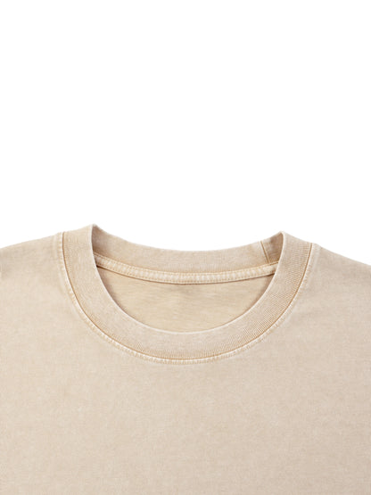 T-SHIRT BOXY OVERSIZE UNISEXE 275G 100% COTON — MINERAL WASH 9