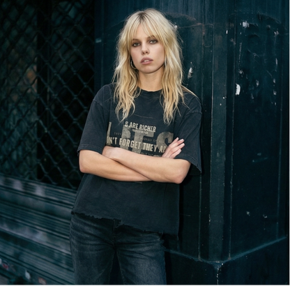 T-SHIRT SNOW WASH BOXY OVERSIZE UNISEXE