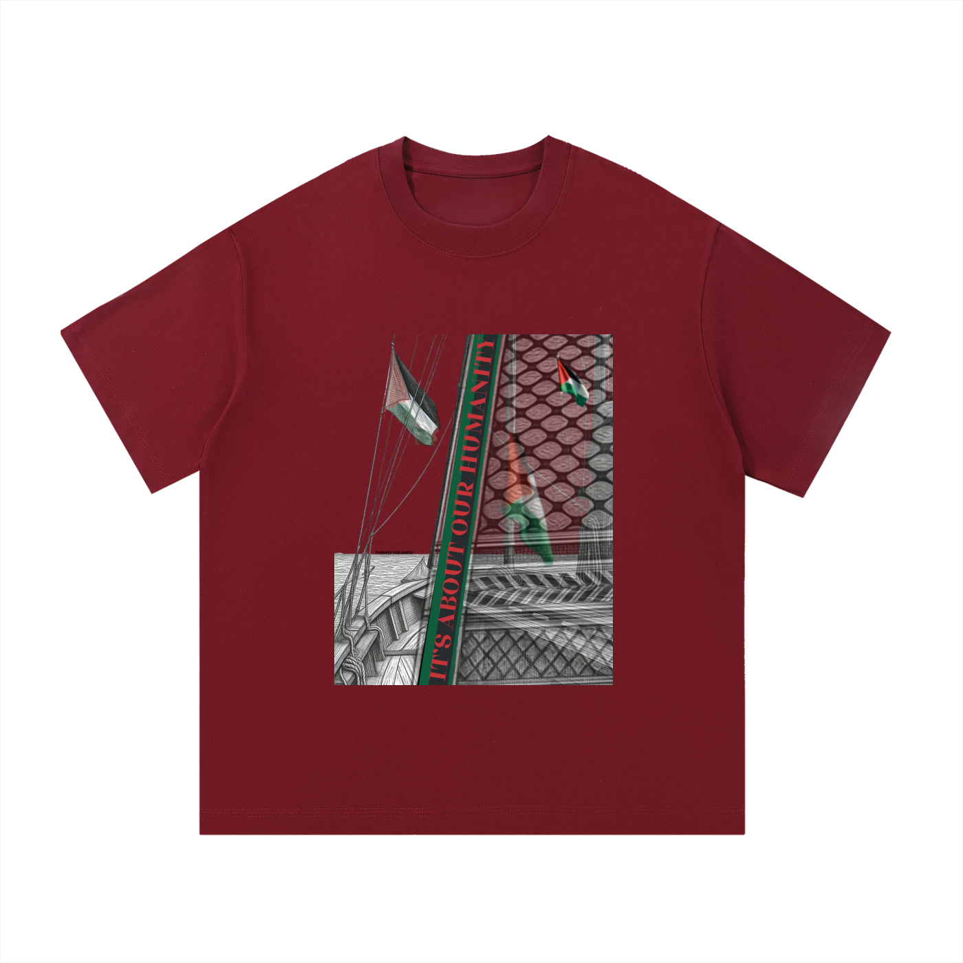 T-shirt therapy for earth rouge 