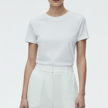 tshirt blanc coon premium sur model