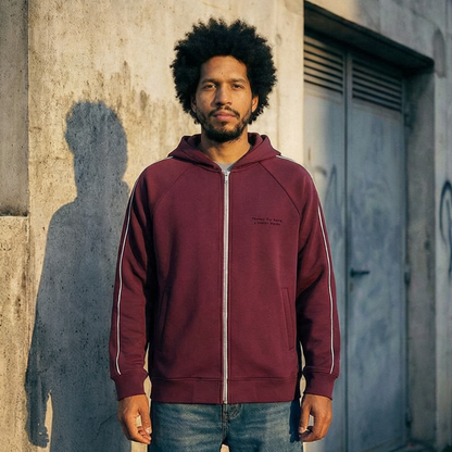 HOODIE ZIPPÉ TISSU ÉPAIS  400G PREMIUM UNISEXE