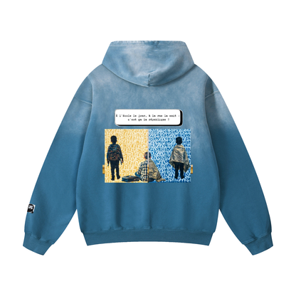 HOODIE OVERSIZED 400G COTON PREMIUM UNSEXE