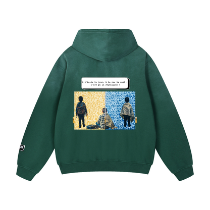 HOODIE OVERSIZED 400G COTON PREMIUM UNSEXE