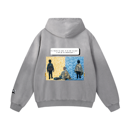 HOODIE OVERSIZED 400G COTON PREMIUM UNSEXE