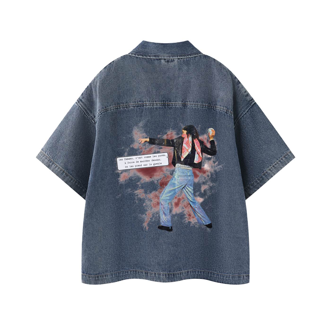 CHEMISE EN DENIM VINTAGE – LES PAVÉS